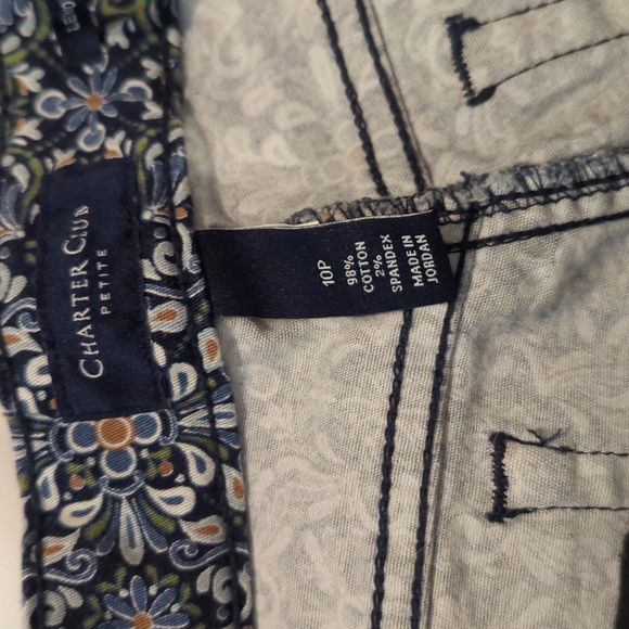 Patterned straite pants - Picture 3 of 4